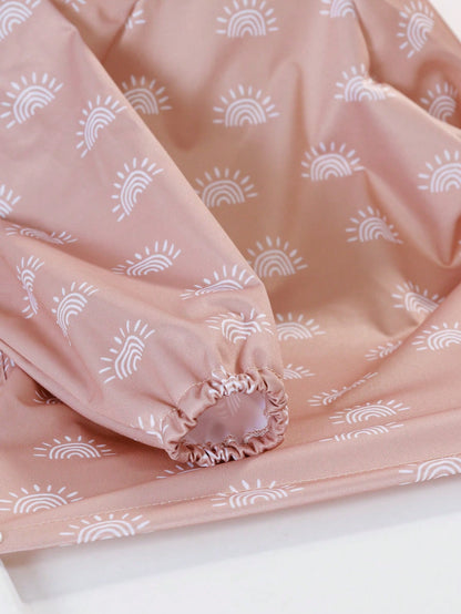 1PC Coverall Baby Feeding Bib For Eating,Long Sleeves Bib Attaches To Highchair And Table,Weaning Bibs