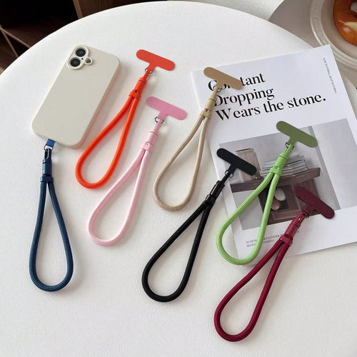 1pc Creative Rotating Head Phone Lanyard, Premium Adjustable Wrist Strap With Lock, Anti-Theft Secure Phone Hanging Chain, Clip-On Phone Case Anti-Loss Lanyard, Unisex Outdoor Handheld New Metal Lock