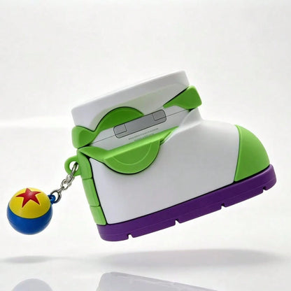 1pc Cute Cartoon Shoe 3D Design Earphone Case Compatible With Apple 4 Earphone Protective Cover Pro 3/Pro 2 2nd/3rd Generation New Silicone Soft Shell