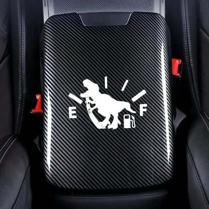 1pc Dinosaur Decal Sticker, Decorative Gas Tank Cap Sticker, Interesting And Creative Self-Peeling Decoration For Car Fuel Stations