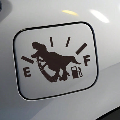 1pc Dinosaur Decal Sticker, Decorative Gas Tank Cap Sticker, Interesting And Creative Self-Peeling Decoration For Car Fuel Stations