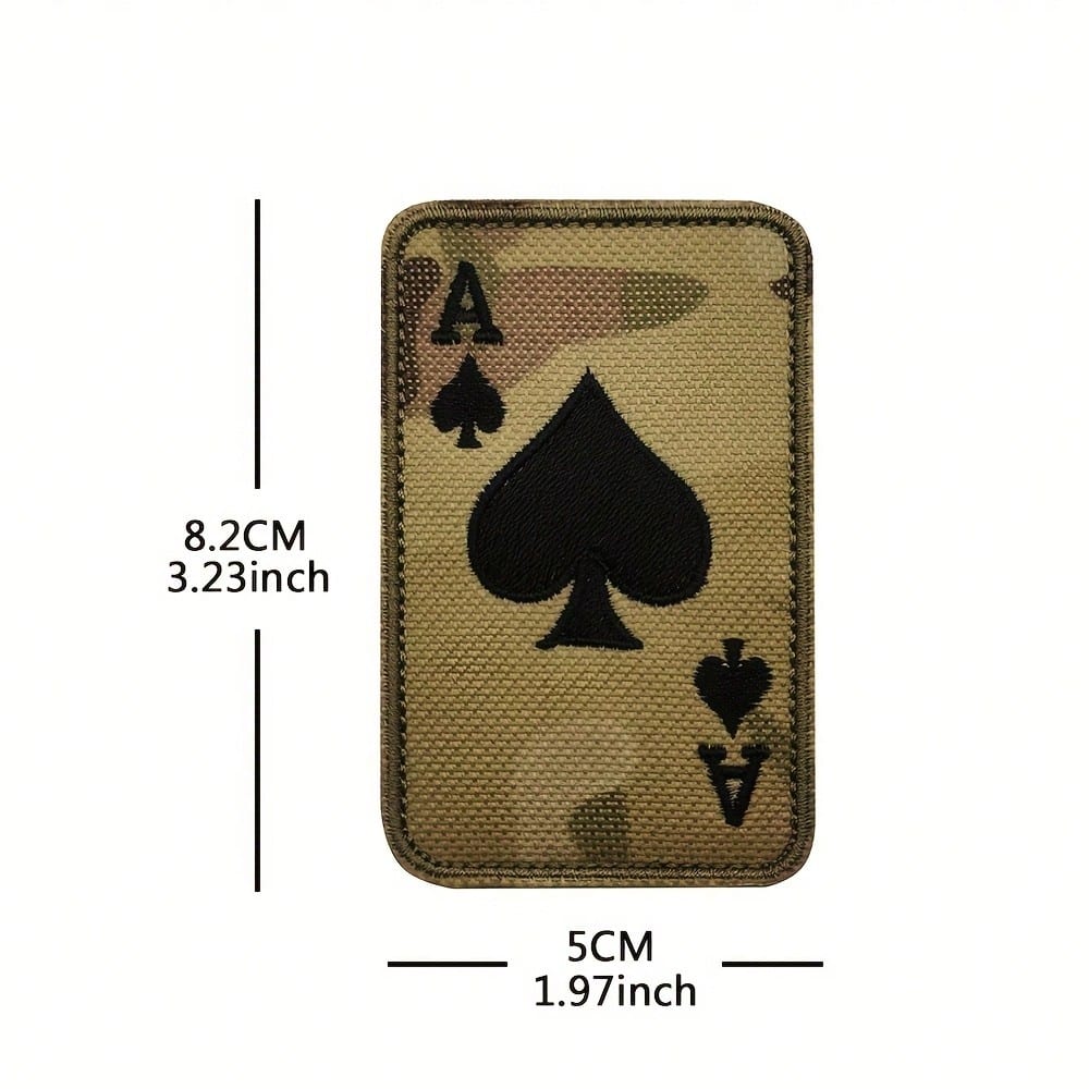 1pc Embroidered Tactical Patch, Suitable For Hats, Clothing, Backpacks