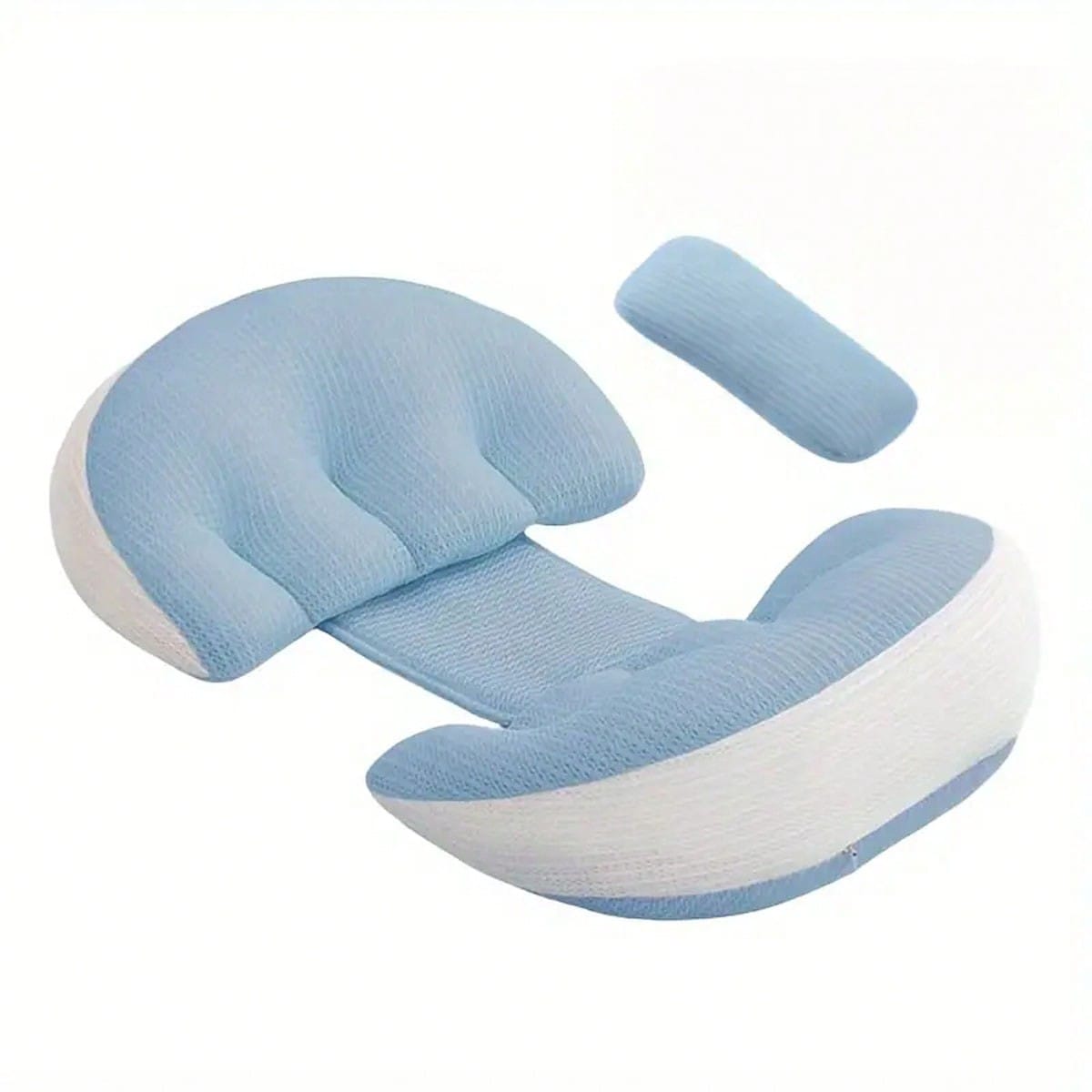 1pc Ergonomic Pregnancy Side Sleeper Pillow- Provides Full Body Support For Back, Abdomen, Hips And Waist- Adjustable Maternity Pillow, Comfortable Fit
