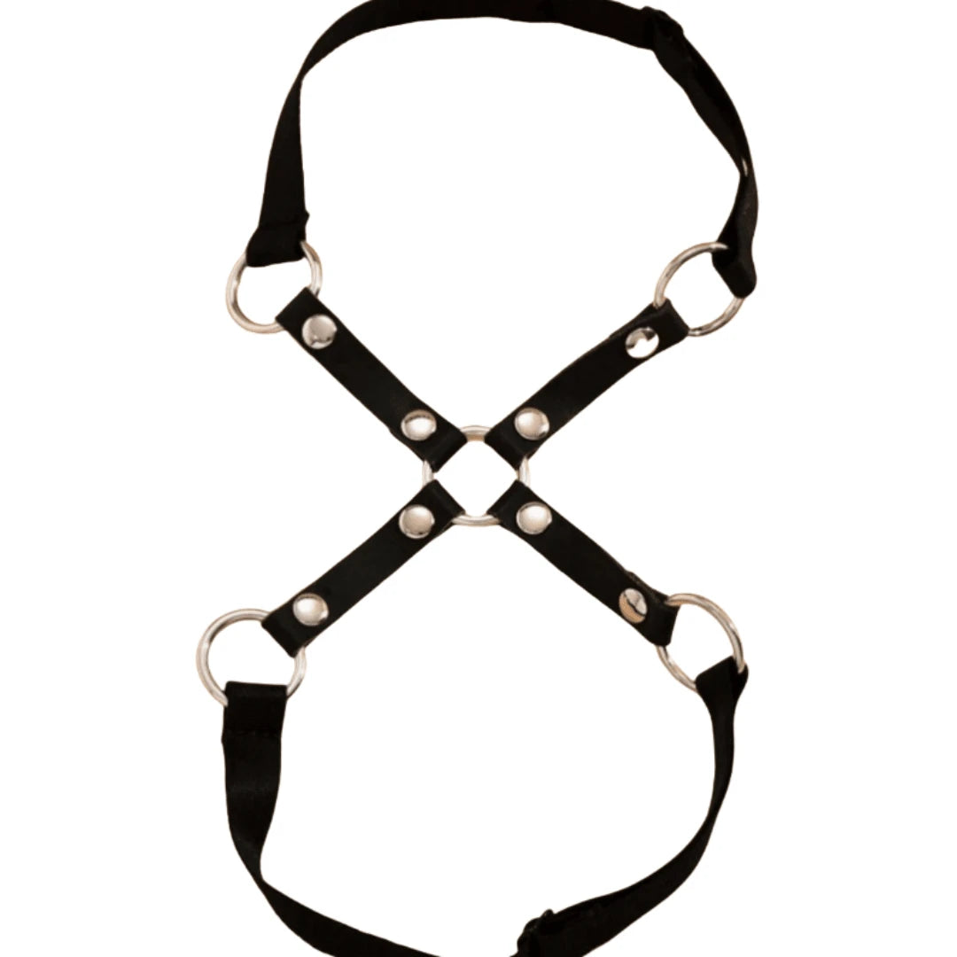 1pc Exaggerated European And American Style Detachable Leather Sexy Garter Belt, Fashion Adjustable Suspender Leg Strap Leg Decor