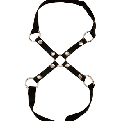 1pc Exaggerated European And American Style Detachable Leather Sexy Garter Belt, Fashion Adjustable Suspender Leg Strap Leg Decor