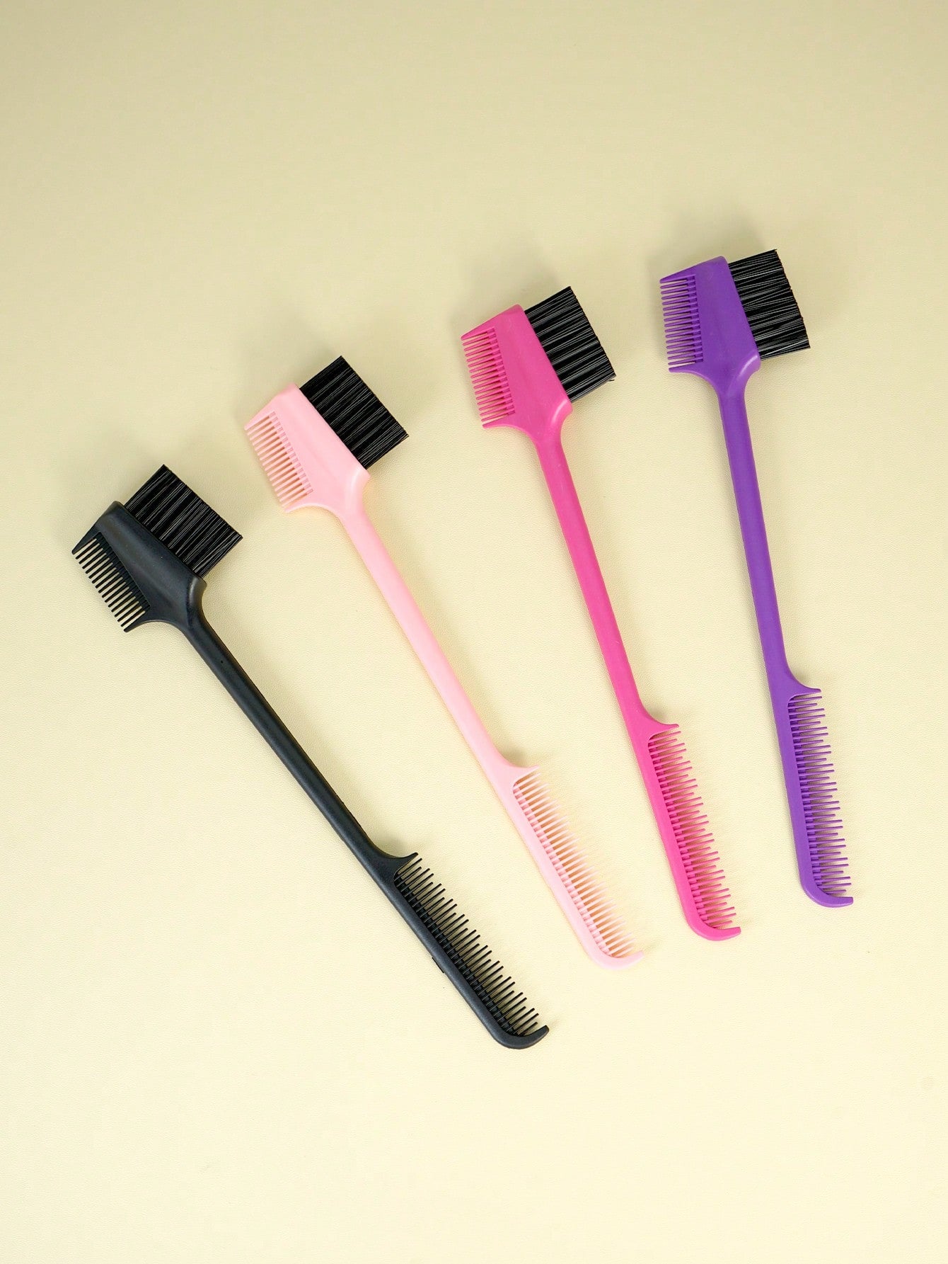 1pc Fashion Multi-Functional 3-In-1 Pointed Tail Comb, Back To School, Travel & Vacation Essential, Women's Hair Accessories, Beauty Hair Tools, Black Comb/Hair Brush, Hair Brush, Hair Brush, Edge Com
