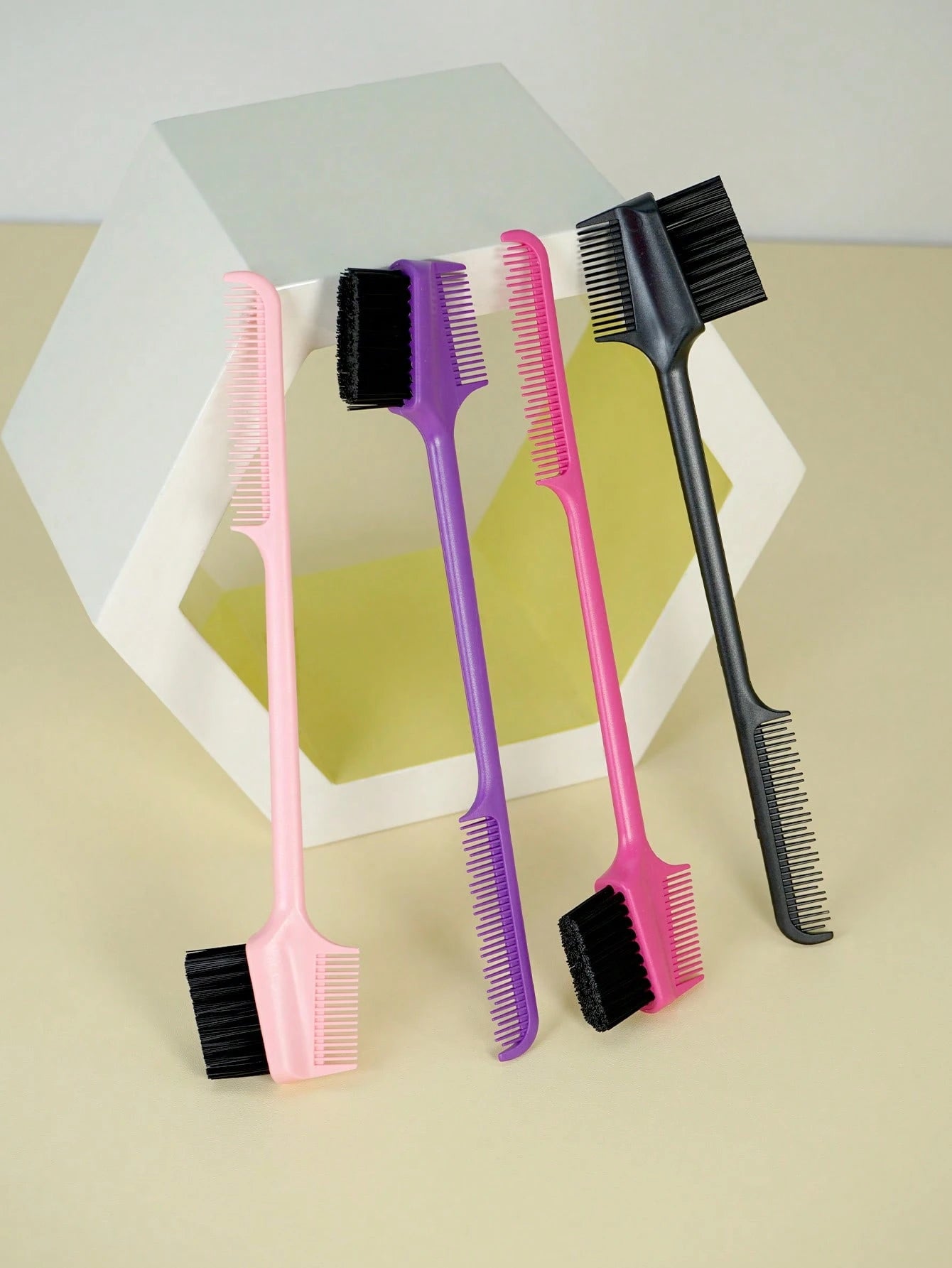 1pc Fashion Multi-Functional 3-In-1 Pointed Tail Comb, Back To School, Travel & Vacation Essential, Women's Hair Accessories, Beauty Hair Tools, Black Comb/Hair Brush, Hair Brush, Hair Brush, Edge Com