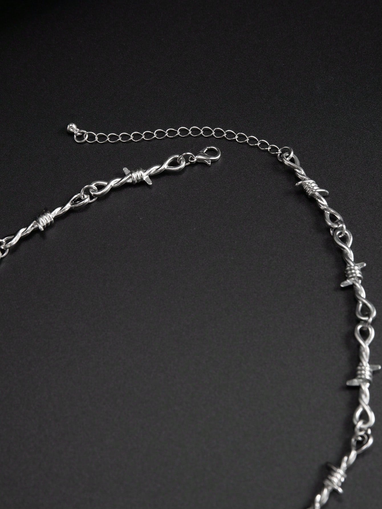 1pc Fashionable Punk Star Pendant Twist Chain Necklace For Men, Daily/Party Wear