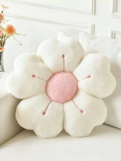 1pc Flower Shaped Cushion, Decorate Pillow For Bed And Sofa, Cute Daisy Pillow For Dorm, Floor Cushion, Spring, Gifts For Family And Friends