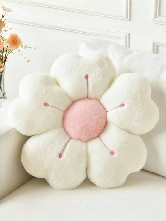 1pc Flower Shaped Cushion, Decorate Pillow For Bed And Sofa, Cute Daisy Pillow For Dorm, Floor Cushion, Spring, Gifts For Family And Friends