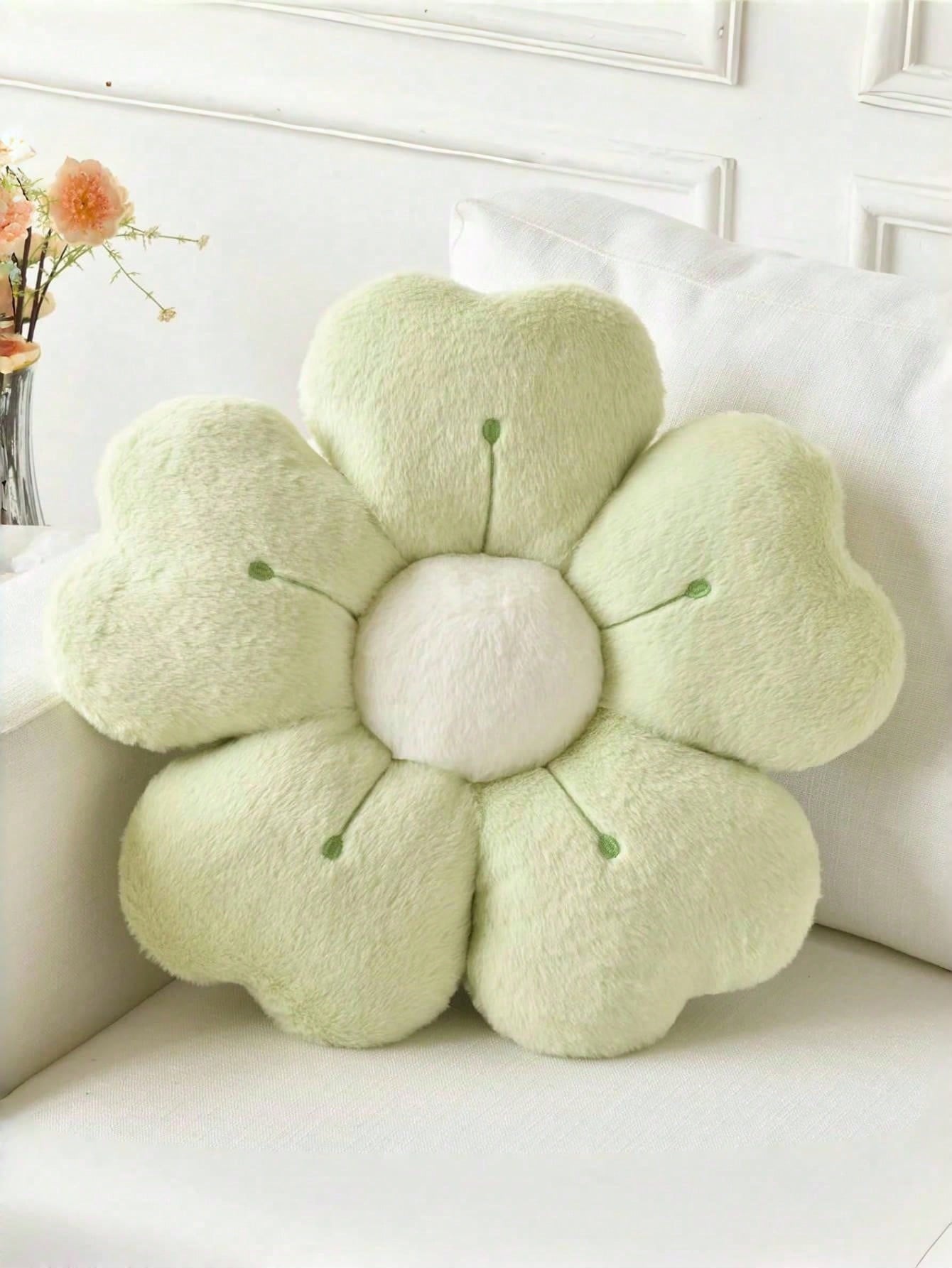 1pc Flower Shaped Cushion, Decorate Pillow For Bed And Sofa, Cute Daisy Pillow For Dorm, Floor Cushion, Spring, Gifts For Family And Friends