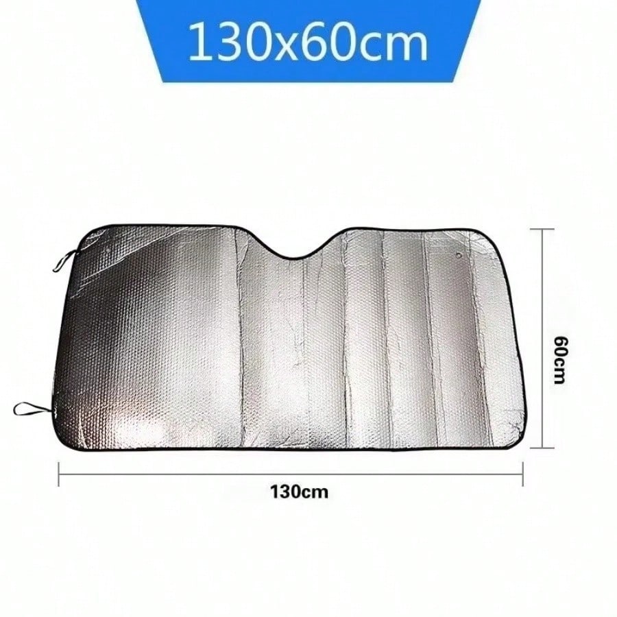 1pc Foldable Car Windshield Sun Shade, Automotive Windshield Snow Cover, Waterproof Sun Protection