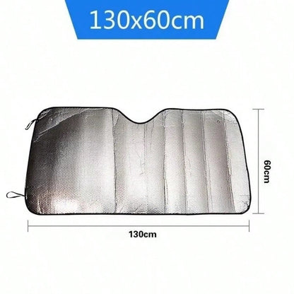 1pc Foldable Car Windshield Sun Shade, Automotive Windshield Snow Cover, Waterproof Sun Protection