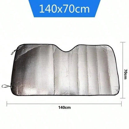 1pc Foldable Car Windshield Sun Shade, Automotive Windshield Snow Cover, Waterproof Sun Protection