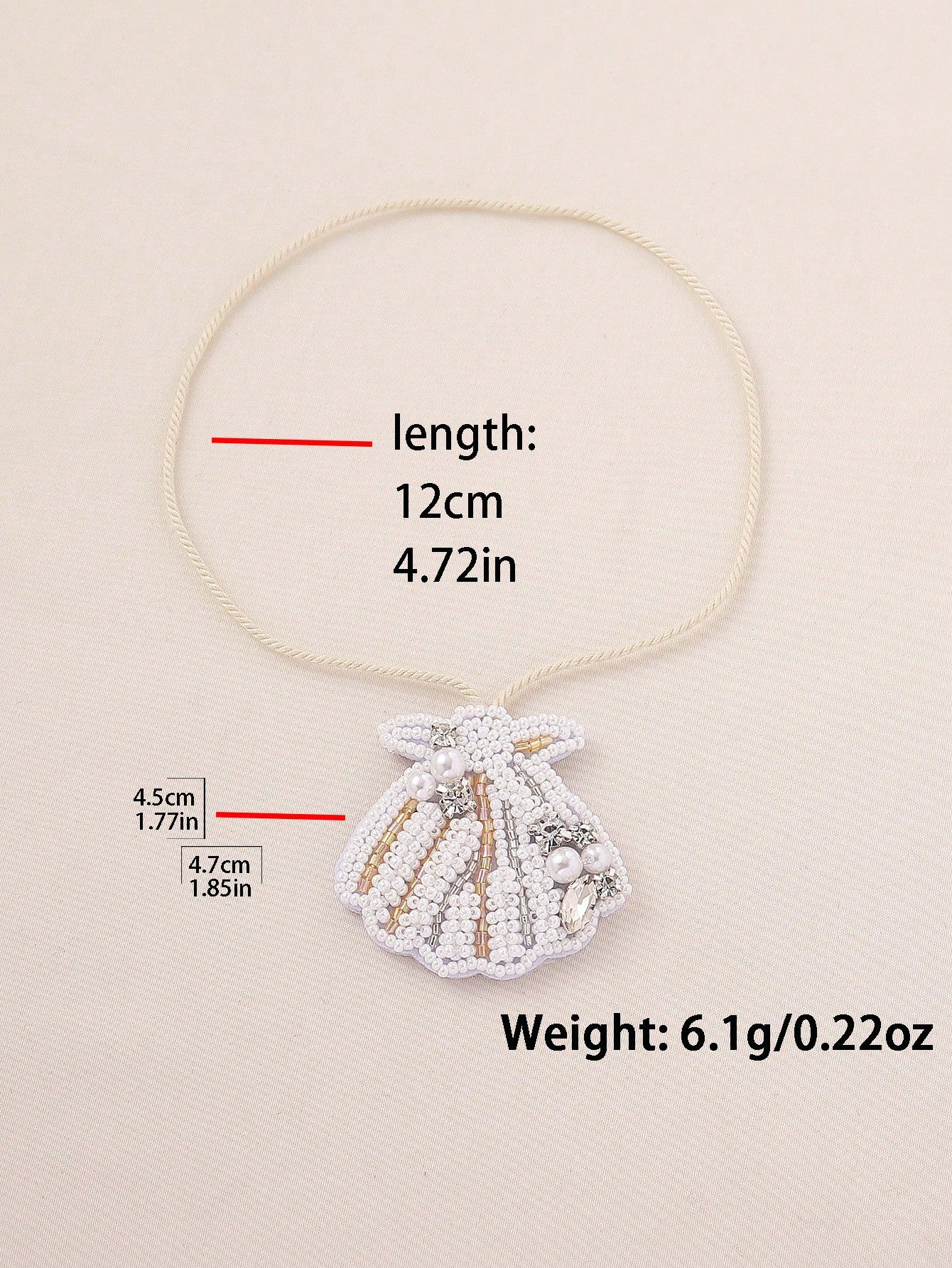 1pc Handmade Beaded Seashell Tassel Bag Charm, Bohemian Style, Suitable For Women's Casual, Beach, Holiday Wear, Mother's Day Gift. Handmade Shape May Vary Slightly. Accessories Charms For Bag Teacher