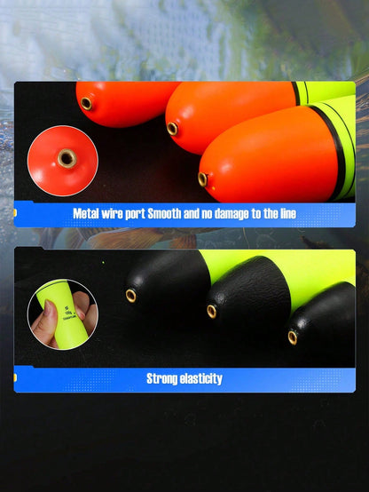 1pc High Buoyancy Drift Marker, Suitable For 10g To 100g Lead Sinkers- Solid EVA Core, Low Drag, Long Distance Casting- Copper Wire Protection, Professional EVA Foam Fishing Float, Multiple Sizes/We
