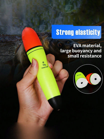 1pc High Buoyancy Drift Marker, Suitable For 10g To 100g Lead Sinkers- Solid EVA Core, Low Drag, Long Distance Casting- Copper Wire Protection, Professional EVA Foam Fishing Float, Multiple Sizes/We