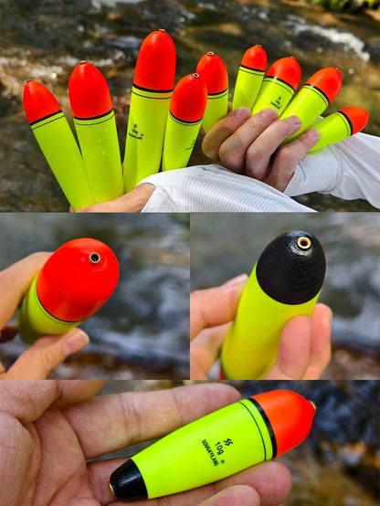 1pc High Buoyancy Drift Marker, Suitable For 10g To 100g Lead Sinkers- Solid EVA Core, Low Drag, Long Distance Casting- Copper Wire Protection, Professional EVA Foam Fishing Float, Multiple Sizes/We