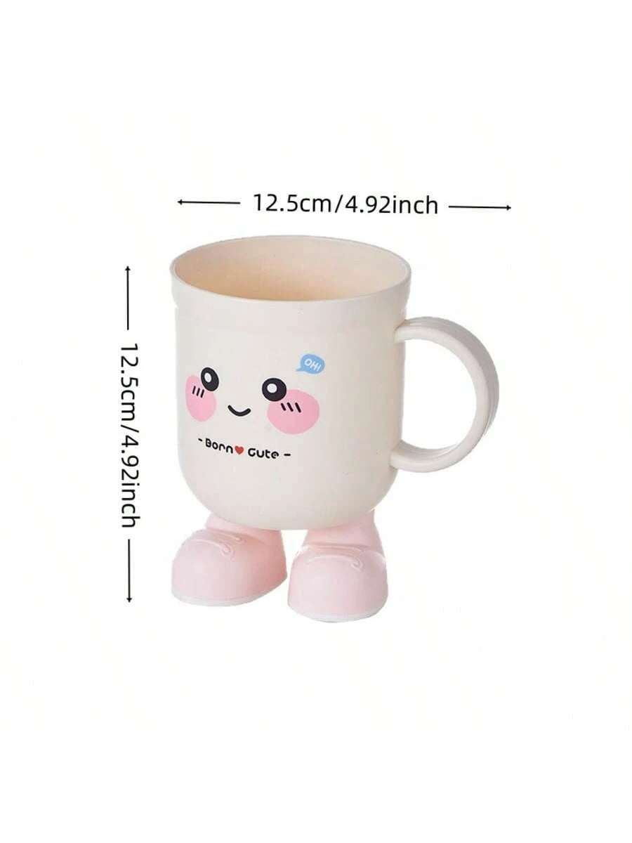 1pc Household Toothbrush Cup, Student Dormitory Gargle Cup, Couples Toothbrush Holder