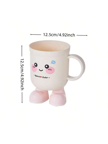 1pc Household Toothbrush Cup, Student Dormitory Gargle Cup, Couples Toothbrush Holder