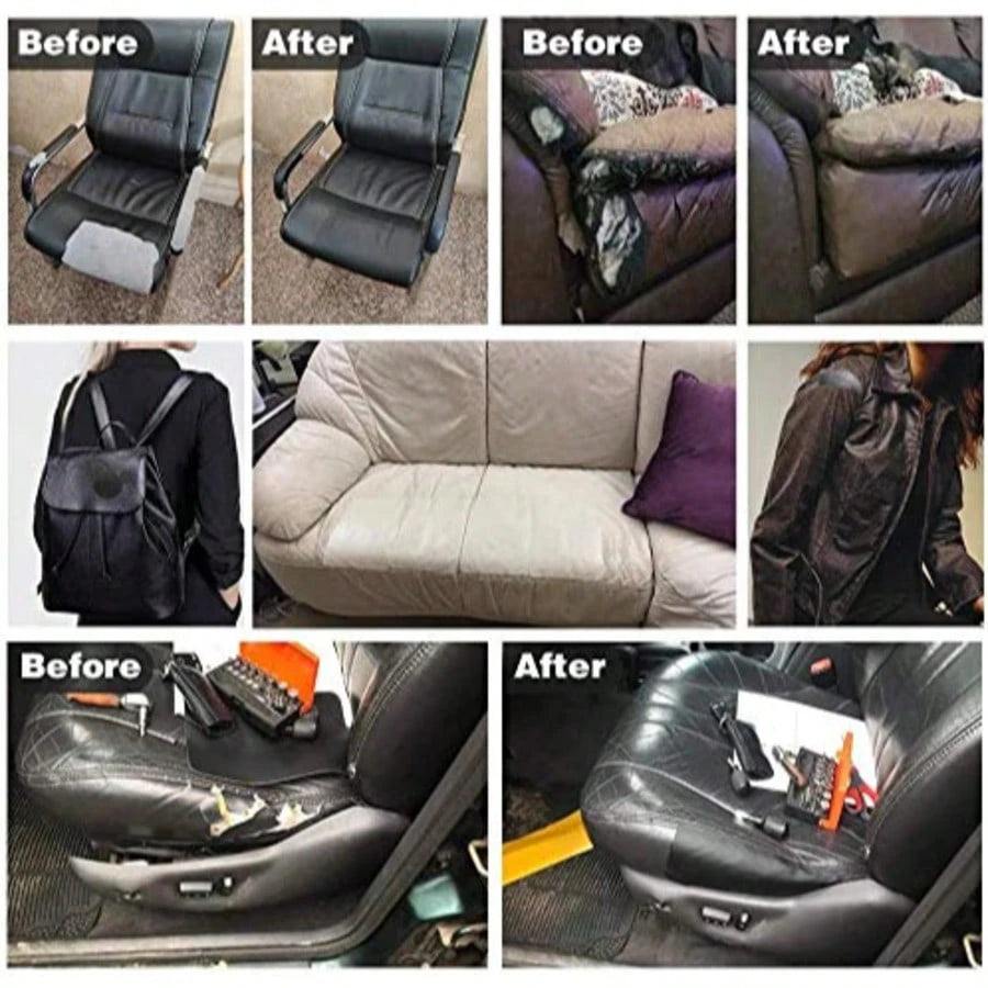 1pc Leather Repair Tape,Leather Repair Patch, Leather Repair Kit, Self Adhesive Leather Repair Tape For Couches, Car Seat, Sofas, Computer Chair, Furniture, Handbags, Drivers Seats, Car Boat Seats Cou