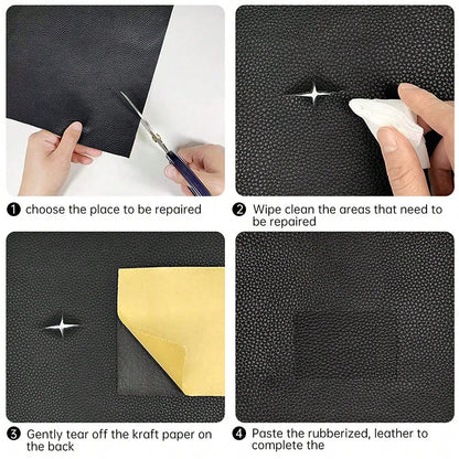 1pc Leather Repair Tape,Leather Repair Patch, Leather Repair Kit, Self Adhesive Leather Repair Tape For Couches, Car Seat, Sofas, Computer Chair, Furniture, Handbags, Drivers Seats, Car Boat Seats Cou