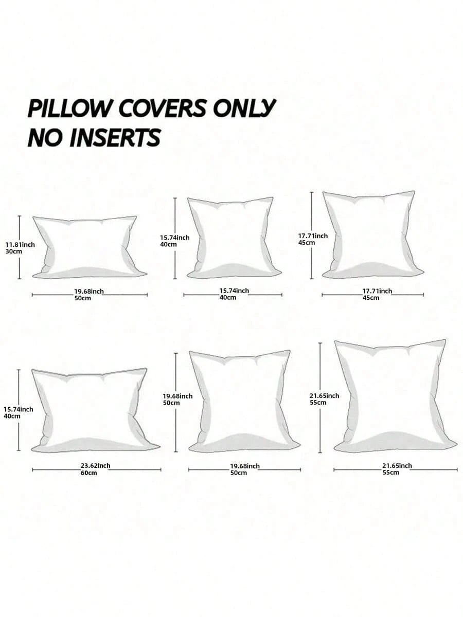 1pc Linen Solid Color Decorative Throw Pillow Cover, Suitable For Living Room Sofa, Bedroom, Office
