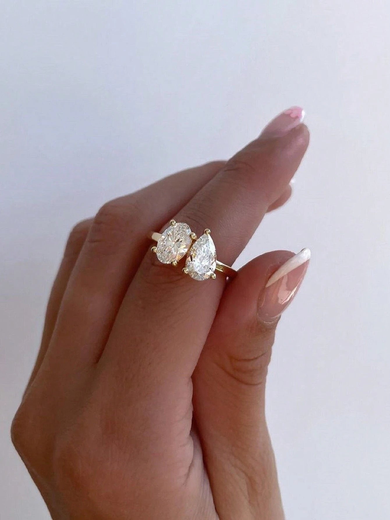 1pc Luxury Ring, Exquisite Women's Wedding Jewelry, S925 Sterling Silver Inlaid Glamorous Cubic Zirconia, Elegant Jewelry, Wedding Ring, Bridal Accessories, Engagement Ring, Promise Ring, Wedding Anni