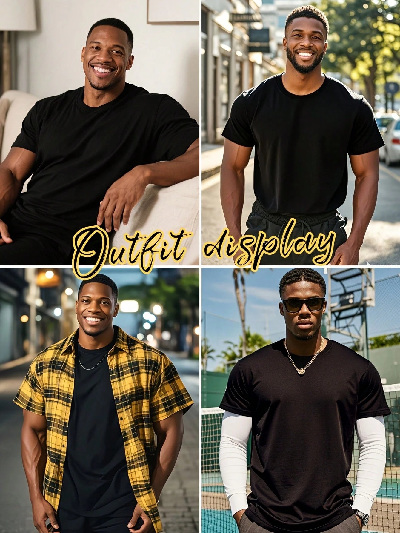 1pc Men's Chess King Print Black TShirt, Crew Neck, Casual Cotton Tee Medium Stretch Knit Fabric, Men's Regular Fit, Size