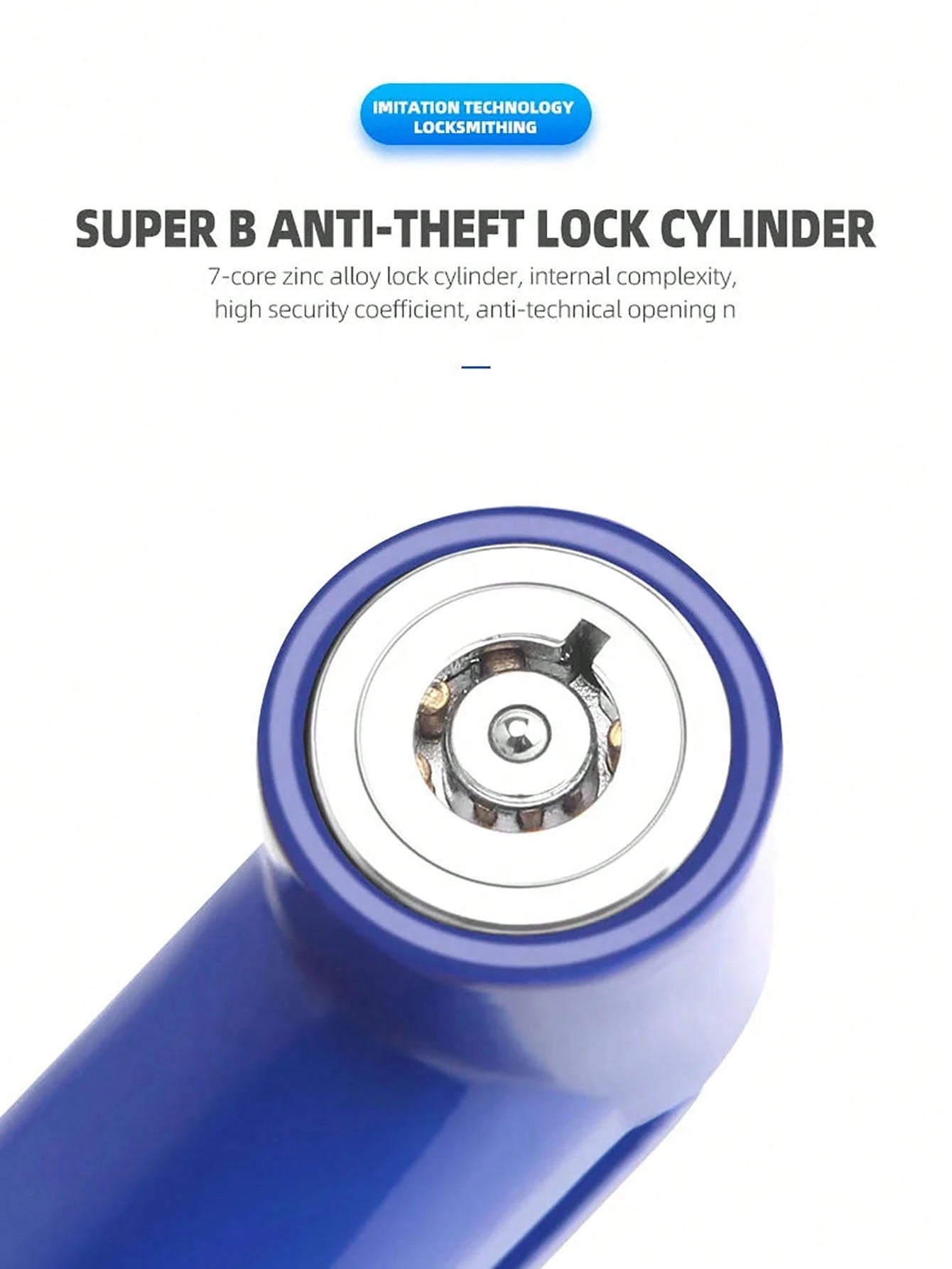 1pc Mini Mountain Bicycle Anti-theft Lock With Mounting Bracket For Motorcycle Disc Brake