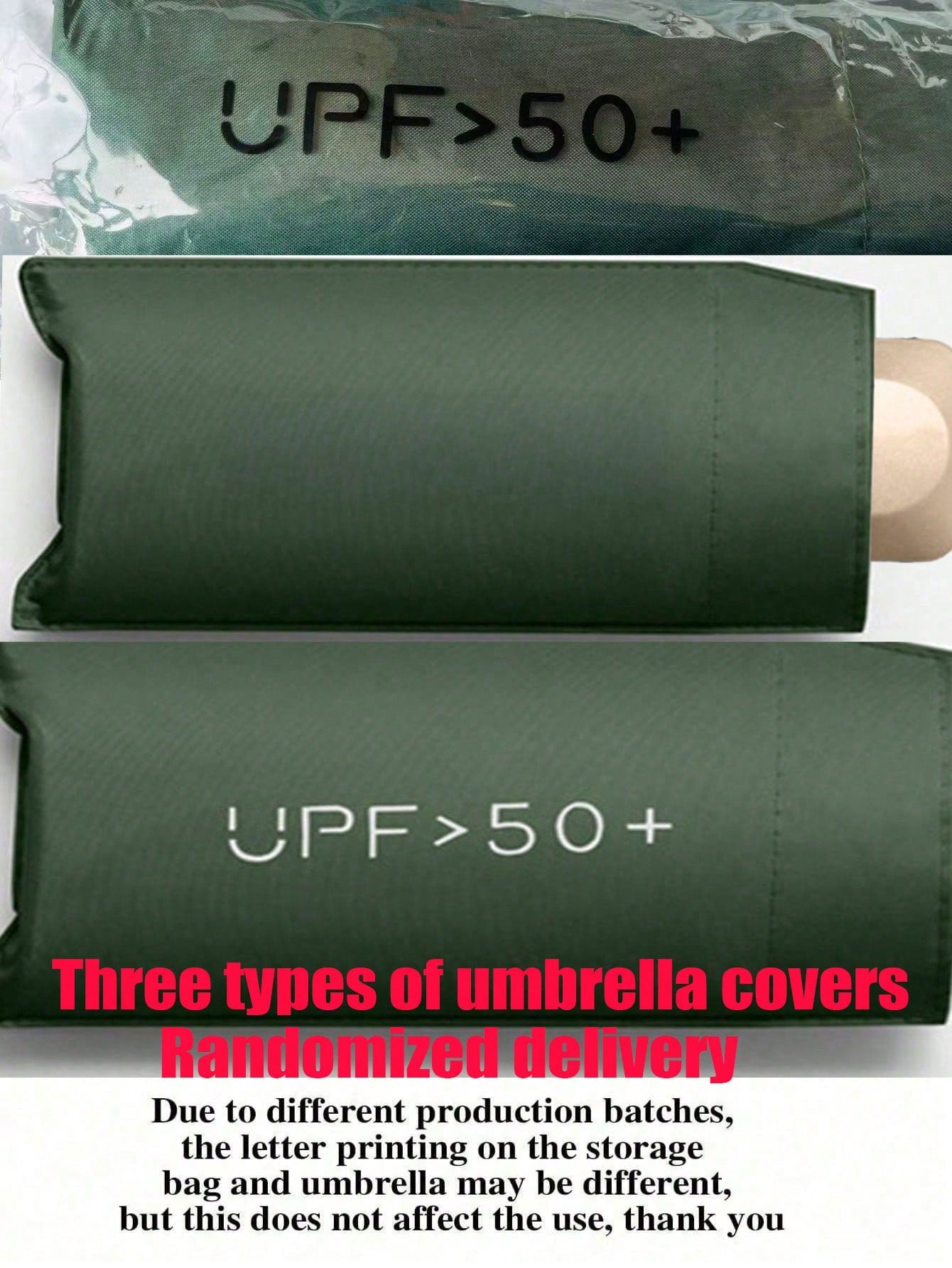 1pc Mini Travel Umbrella, Foldable Umbrella, Outdoor Portable Sunshade Umbrella, UV Protection Sunshade Umbrella With Carrying Bag, Sunscreen Product, 6 Ribs + Thickened Black Waterproof Coating, Esse
