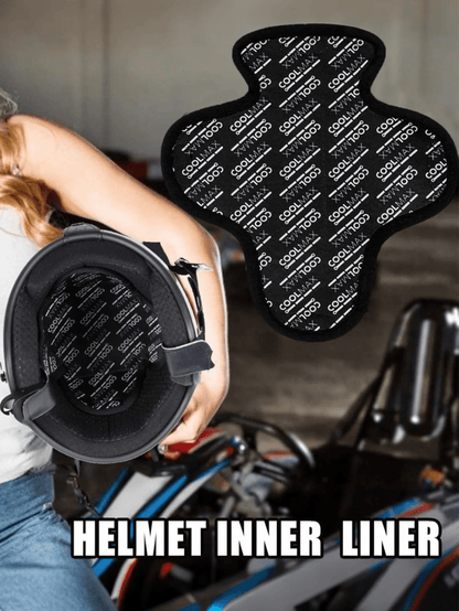 1pc Motorcycle Helmet Liner, Sweat-Absorbent Helmet Padding, Breathable Quick-Dry Removable Helmet Lining, Detachable Hook And Loop Design, Helmet Padding