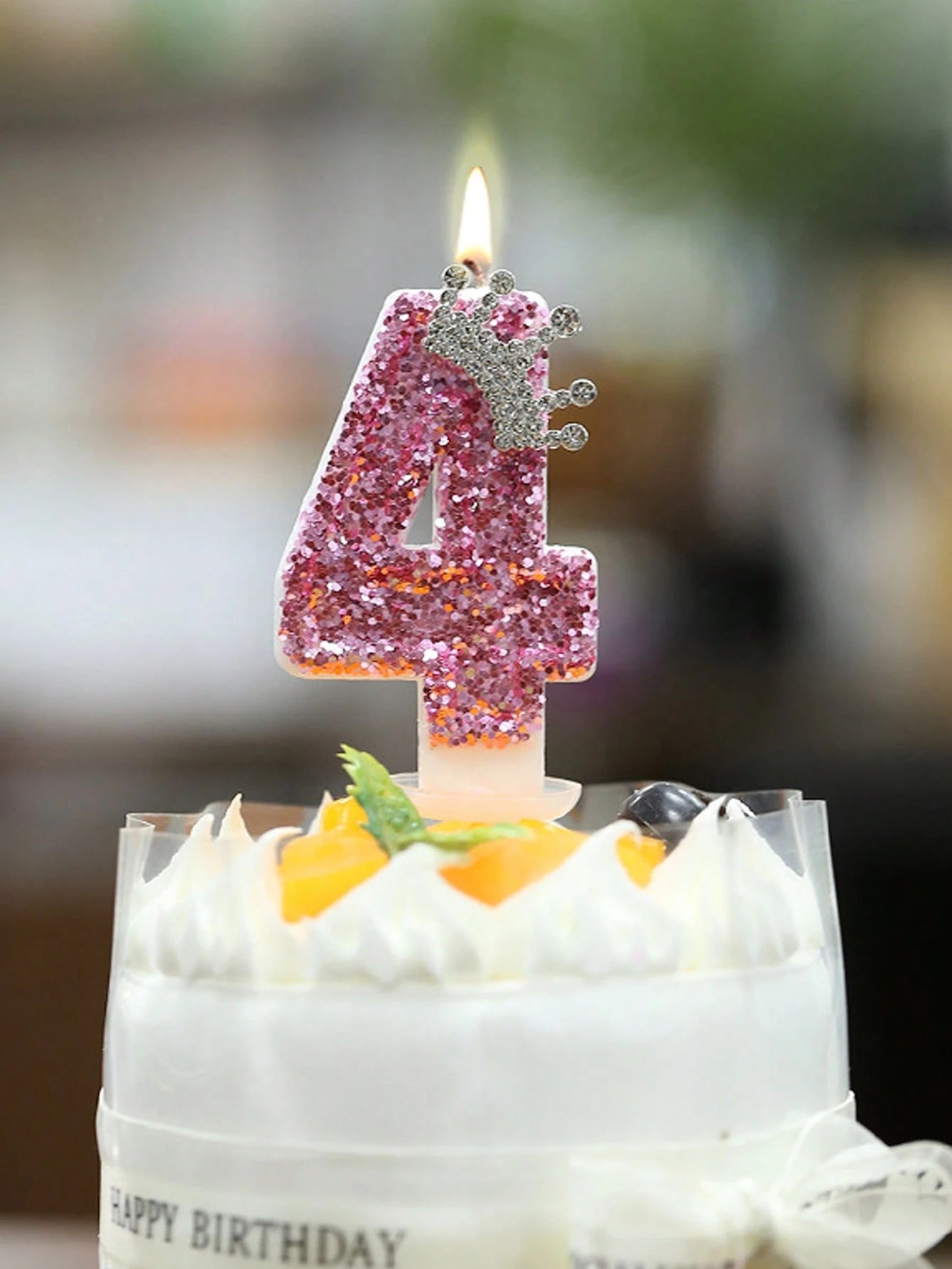 1pc New Alloy Crown Decor 0-9 Digit Candles, Birthday Cake Decoration, Party Candles, Atmosphere Party Supplies, Party Supplies