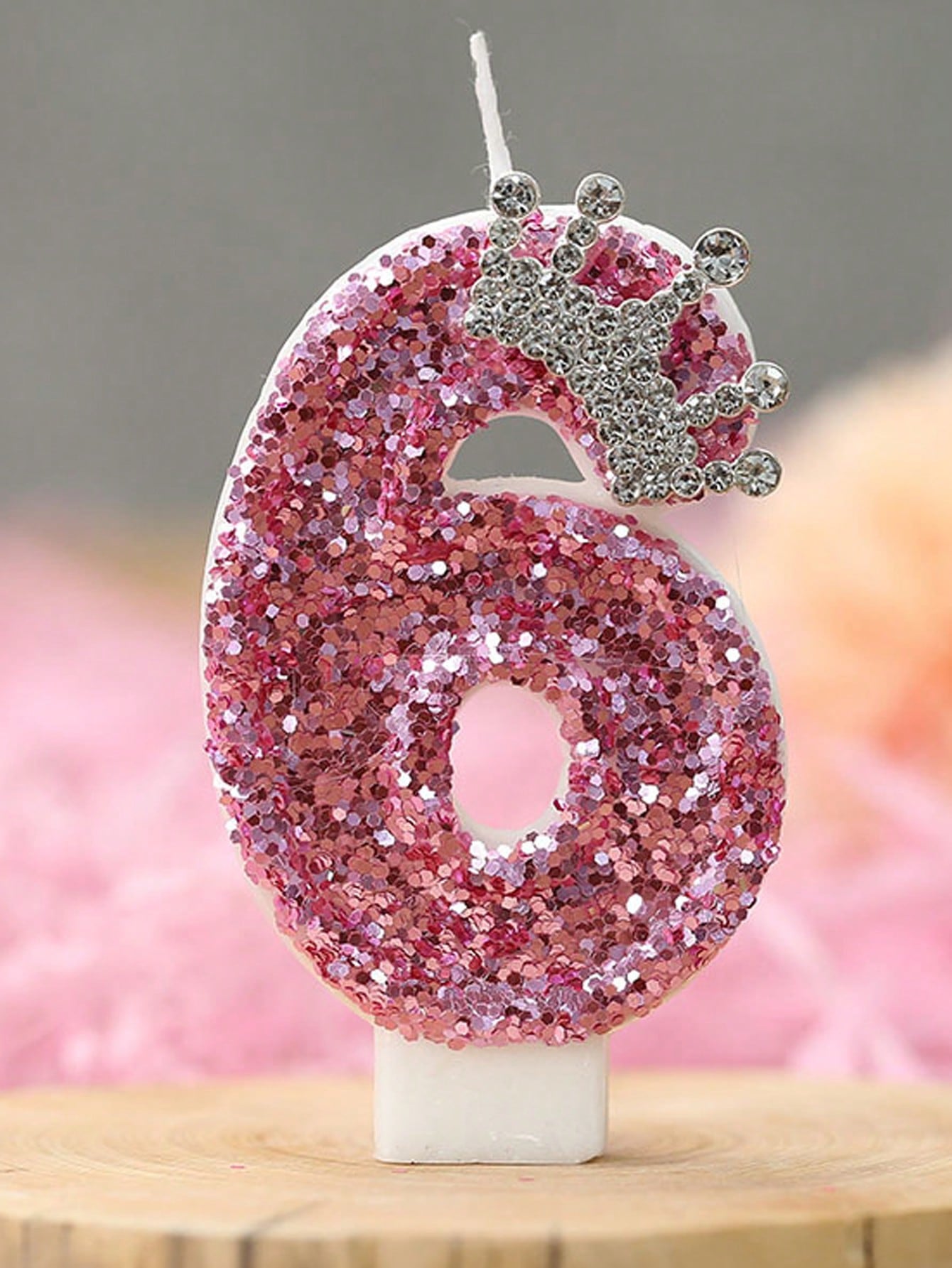 1pc New Alloy Crown Decor 0-9 Digit Candles, Birthday Cake Decoration, Party Candles, Atmosphere Party Supplies, Party Supplies