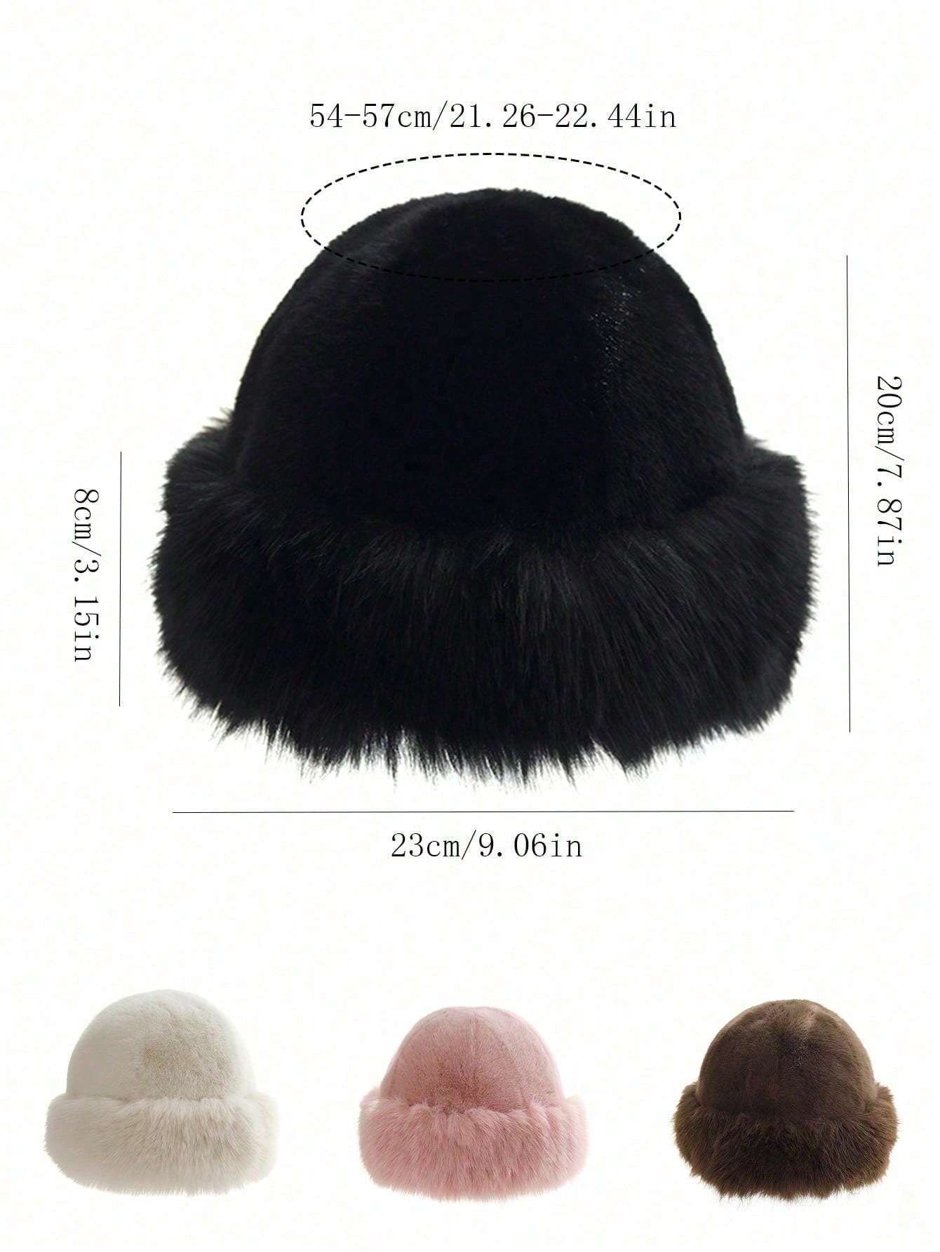 1pc New Women's Winter Wool Hat, European And Korean Style Warm Hat, Suitable For Autumn And Winter, Fashion Solid Color, Fits Face Shape, Compact And Versatile Mongolian Hat, Thickened Design, Winter