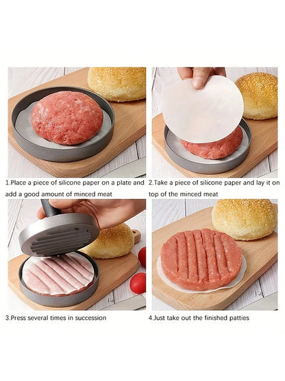 1pc Non-Stick Hamburger Patty Maker Mold| Beef, Cheese And Vegetable Burger Forming Machine, For Grilling And Cooking