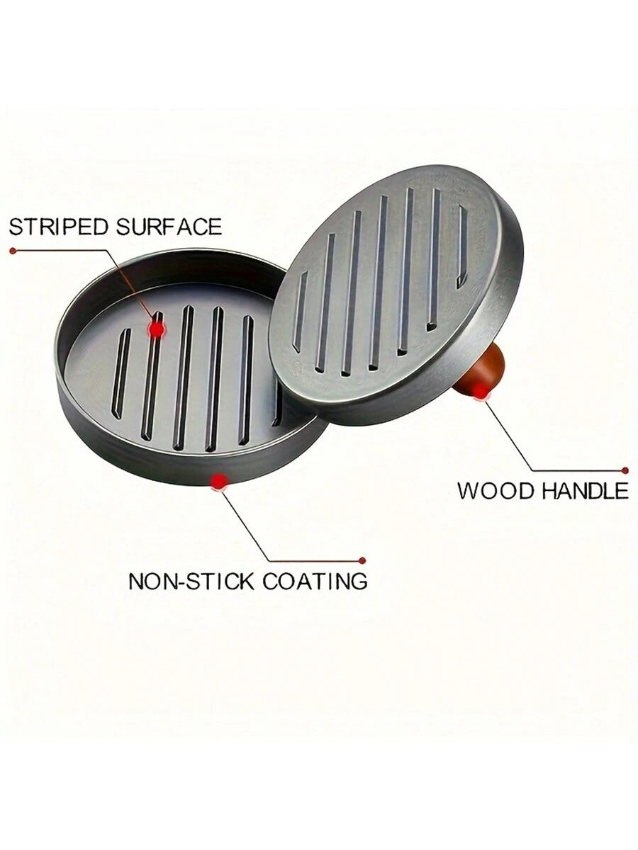 1pc Non-Stick Hamburger Patty Maker Mold| Beef, Cheese And Vegetable Burger Forming Machine, For Grilling And Cooking