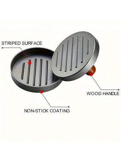 1pc Non-Stick Hamburger Patty Maker Mold| Beef, Cheese And Vegetable Burger Forming Machine, For Grilling And Cooking