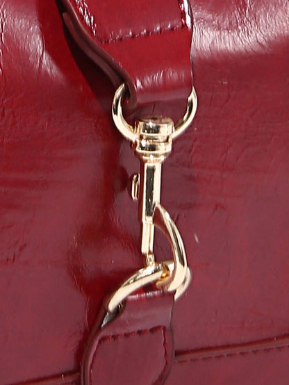 1pc Novachic Vintage Minimalist Crescent Shaped Adjustable Strap Handbag, Suitable For Dates, Outings, Parties