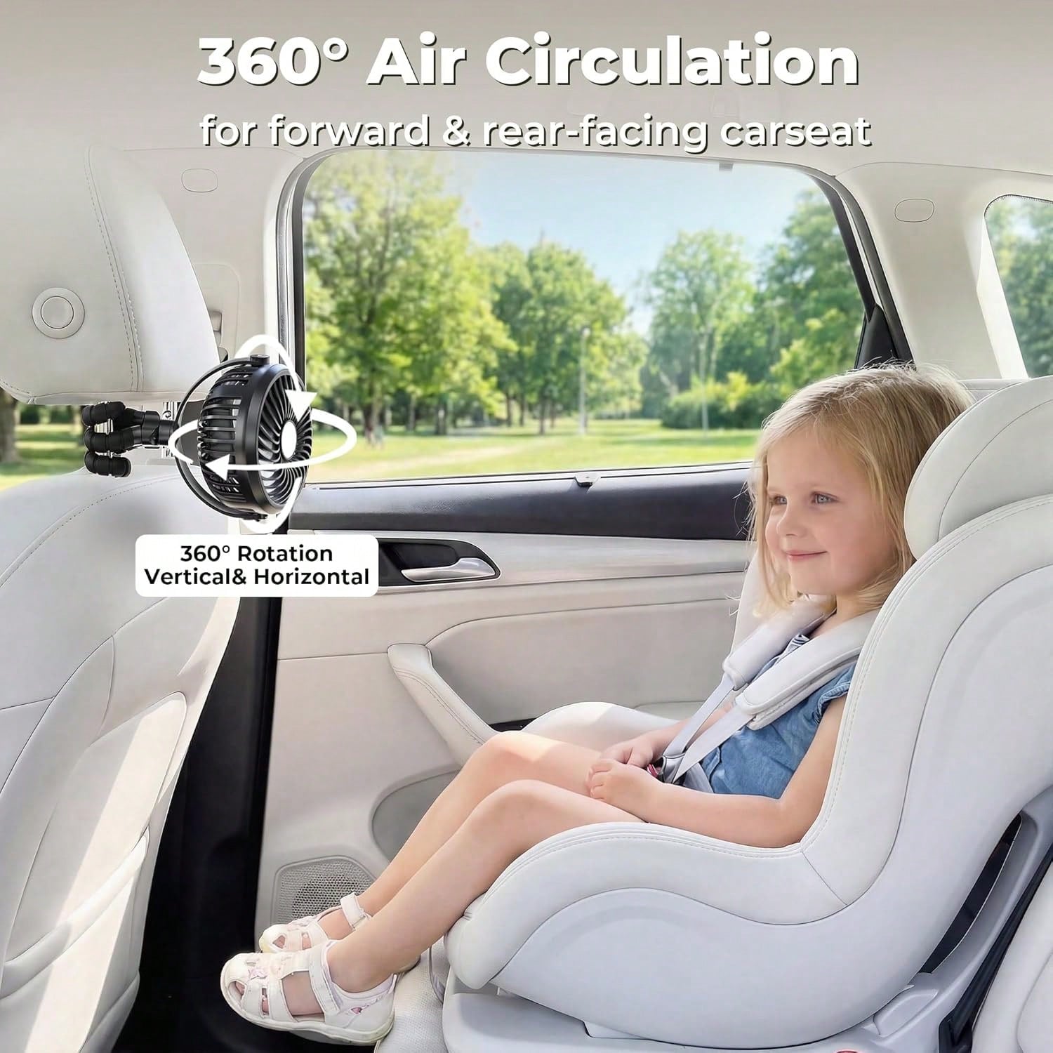 1pc Octopus Shaped Baby Stroller Fan, USB Rechargeable Portable Quiet Fan, 3 Speed Adjustable, Multifunctional Desk Fan