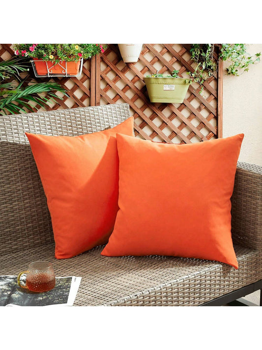 1pc Outdoor Waterproof Throw Pillow Covers Decorative Square Cushion Case Patio Pillows For Couch