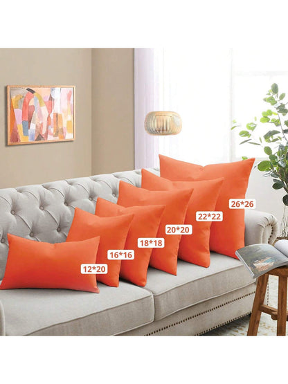 1pc Outdoor Waterproof Throw Pillow Covers Decorative Square Cushion Case Patio Pillows For Couch