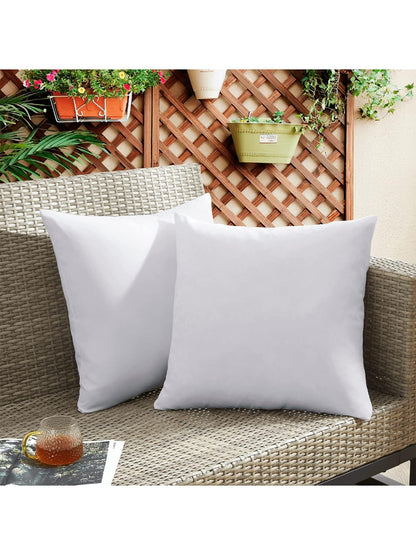1pc Outdoor Waterproof Throw Pillow Covers Decorative Square Cushion Case Patio Pillows For Couch