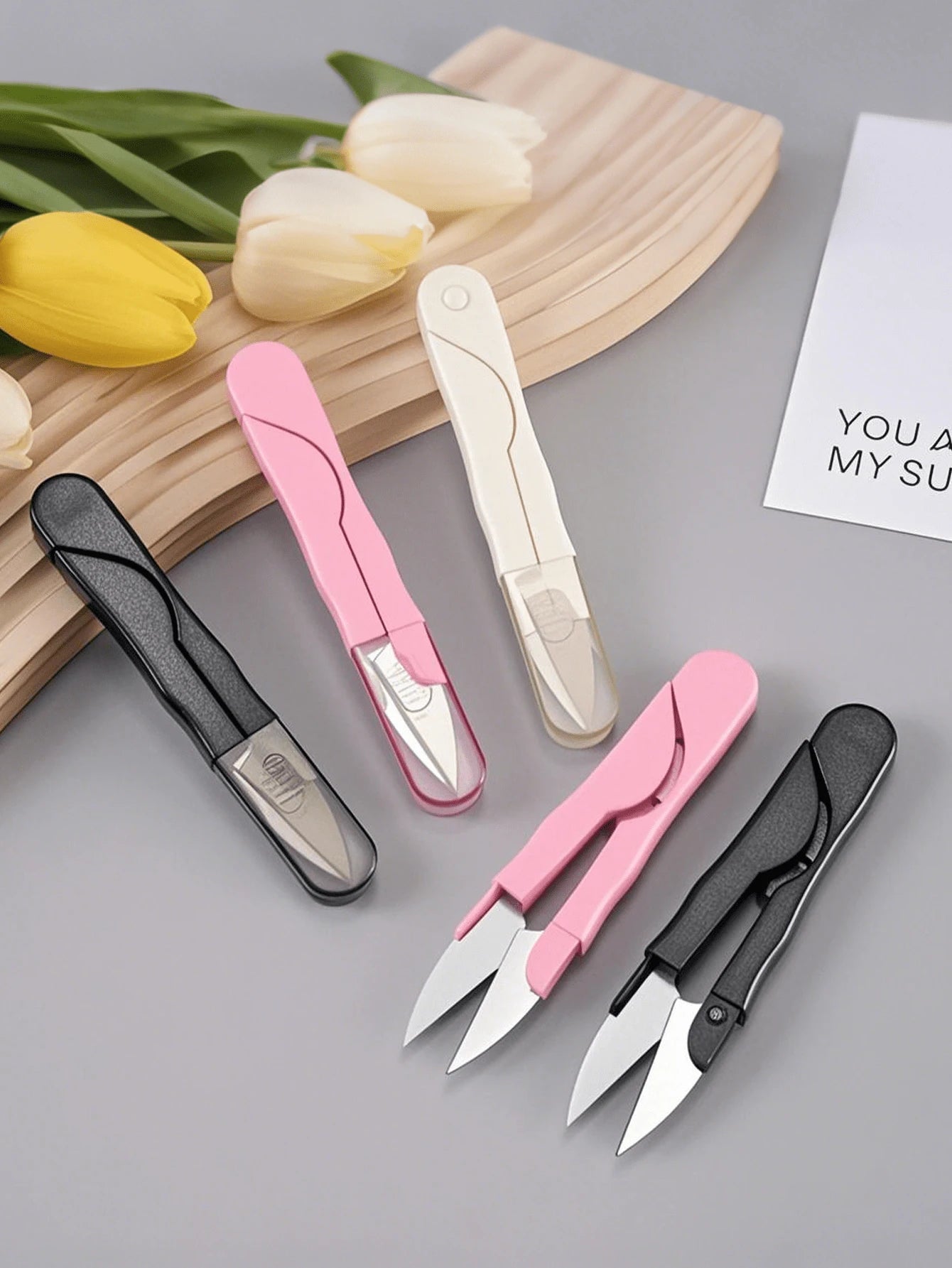 1pc Pink Portable Pair Of Scissors|Thread Cutting Scissors|Embroidery Cross Stitch U-Shaped Scissors|Sewing|Valentine'sDay Gift,Sewing Seam Ripper PinkPlastic Handle Seam Ripper Thread Cutter,Seam Rip