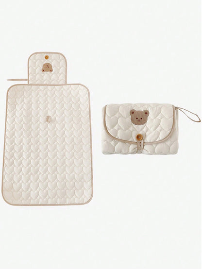 1pc Portable Waterproof & Comfortable Baby Changing Pad, Suitable For Outdoor Use, Diaper Changing Station, And Crib Mattress