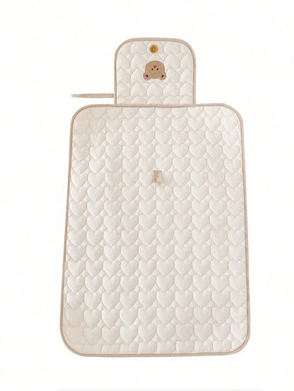 1pc Portable Waterproof & Comfortable Baby Changing Pad, Suitable For Outdoor Use, Diaper Changing Station, And Crib Mattress