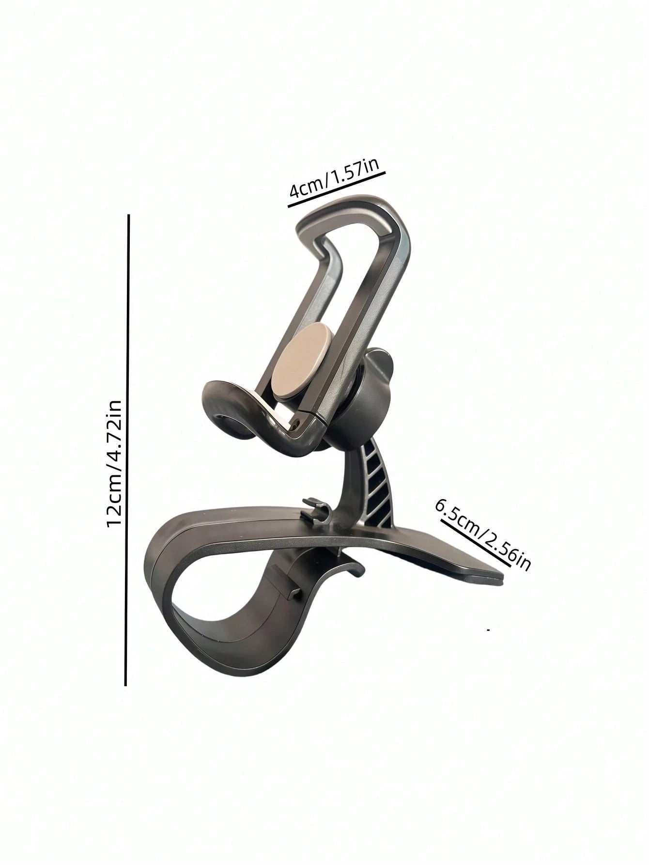1pc Rotatable Car Phone Holder, Multifunctional Phone Stand, 360° Rotating Car Dashboard Phone Holder- Stable Gravity Lock, Anti-Shake, Air Vent Mount- Adjustable, Easy Installation, Compact Design