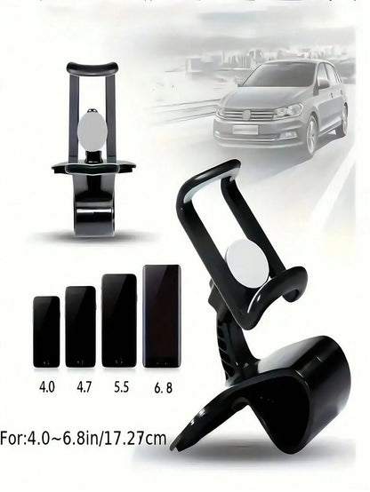 1pc Rotatable Car Phone Holder, Multifunctional Phone Stand, 360° Rotating Car Dashboard Phone Holder- Stable Gravity Lock, Anti-Shake, Air Vent Mount- Adjustable, Easy Installation, Compact Design