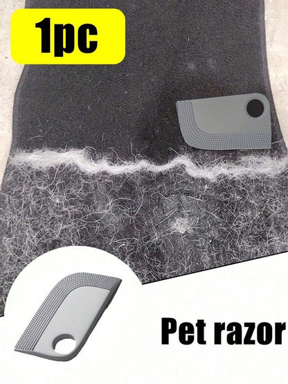 1pc Silicone Pet Hair Remover For Car Seats- Effective Lint Fur Dust Brush, Easy Clean Reusable Tool For Pet Owners| Car Seat Covers Accessories, Car Accessories For Pet Lovers, Pet Hair Remover, Ca