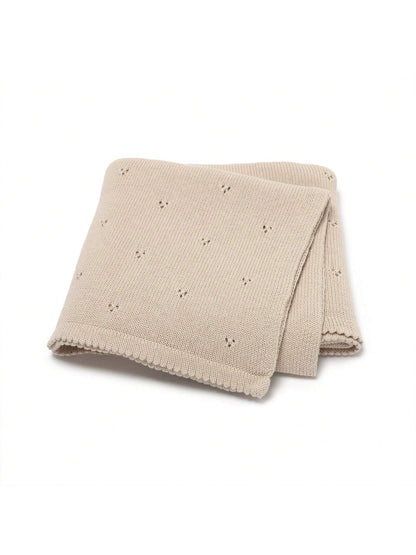 1pc Simple Knit Baby Multi-Use Blanket All Seasons Love Valentine